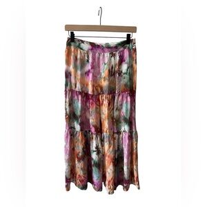 Kachel x Anthropologie Watercolor Maxi Skirt